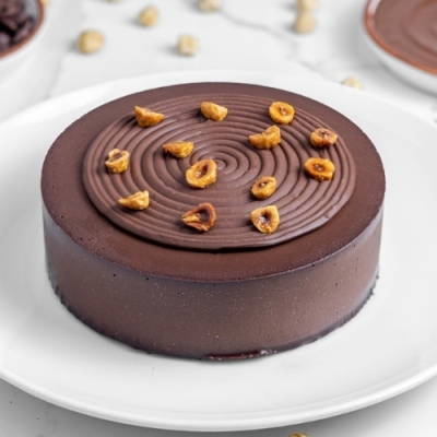 Chocolate Hazelnut Truffle Cake