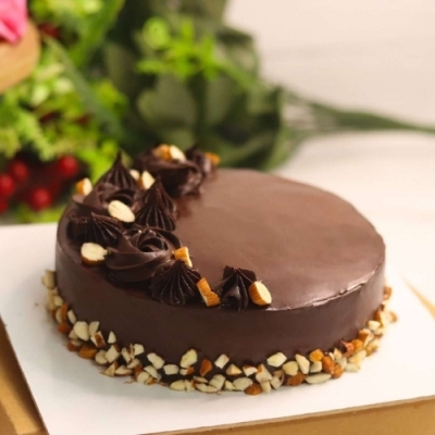 Choco Almond Cake 